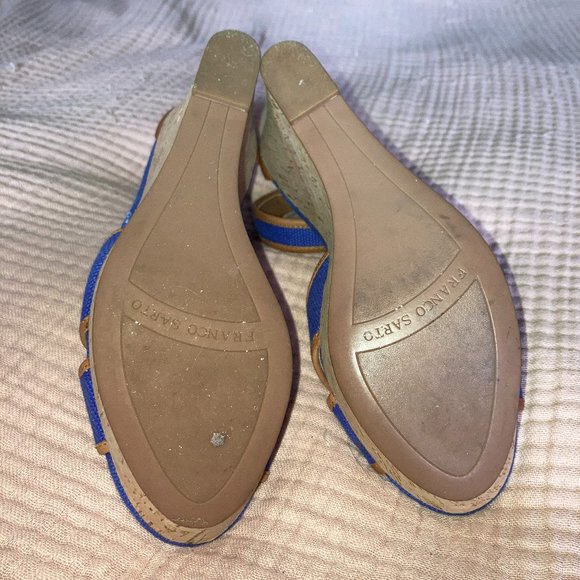 Franco Sarto Raina Wedge in Royal Sapphire - Picture 3 of 3